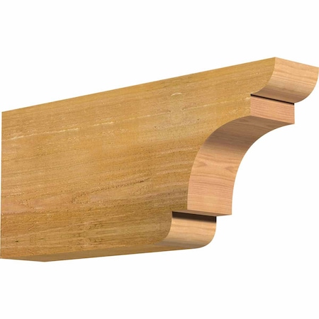 Ekena Millwork New Brighton Rough Sawn Rafter Tail, Western Red Cedar, 4"W x 10"H x 24"L RFT04X10X24NEB00RWR